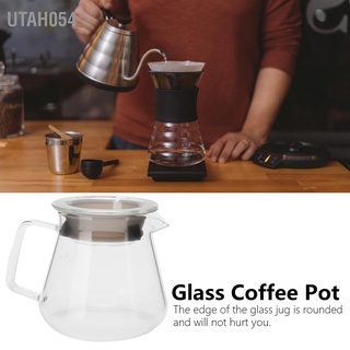[Hàng HOT] Bình Đựng Cà Phê Thuỷ Tinh V60 300ml - 500ml【Utah054】