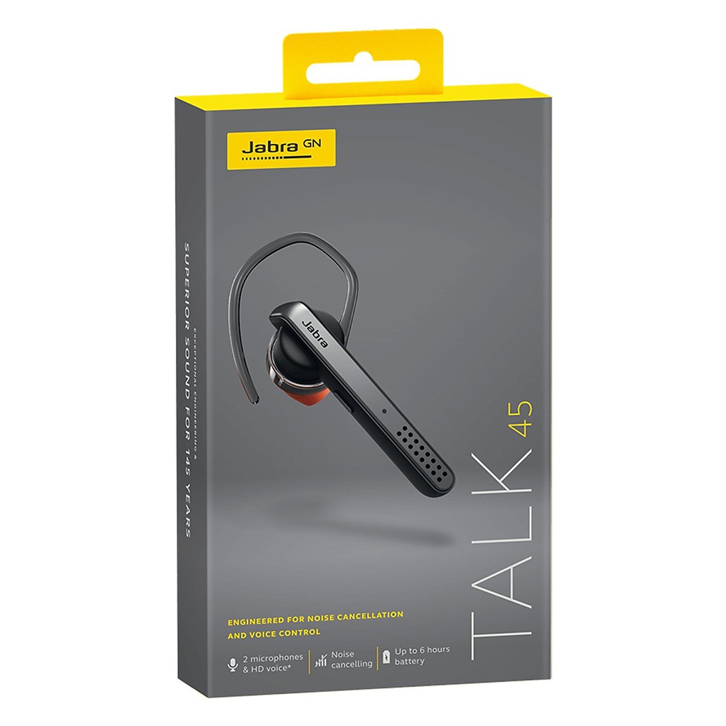 Tai Nghe Không Dây, Bluetooth Đàm Thoại Jabra Talk 45 - Hàng Chính Hãng