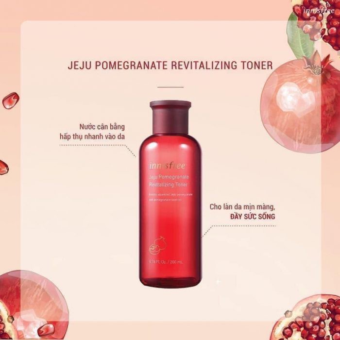 Set Dưỡng 4 món Lựu Innisfree Pomegranate Revitalizing Skin Care Special Set