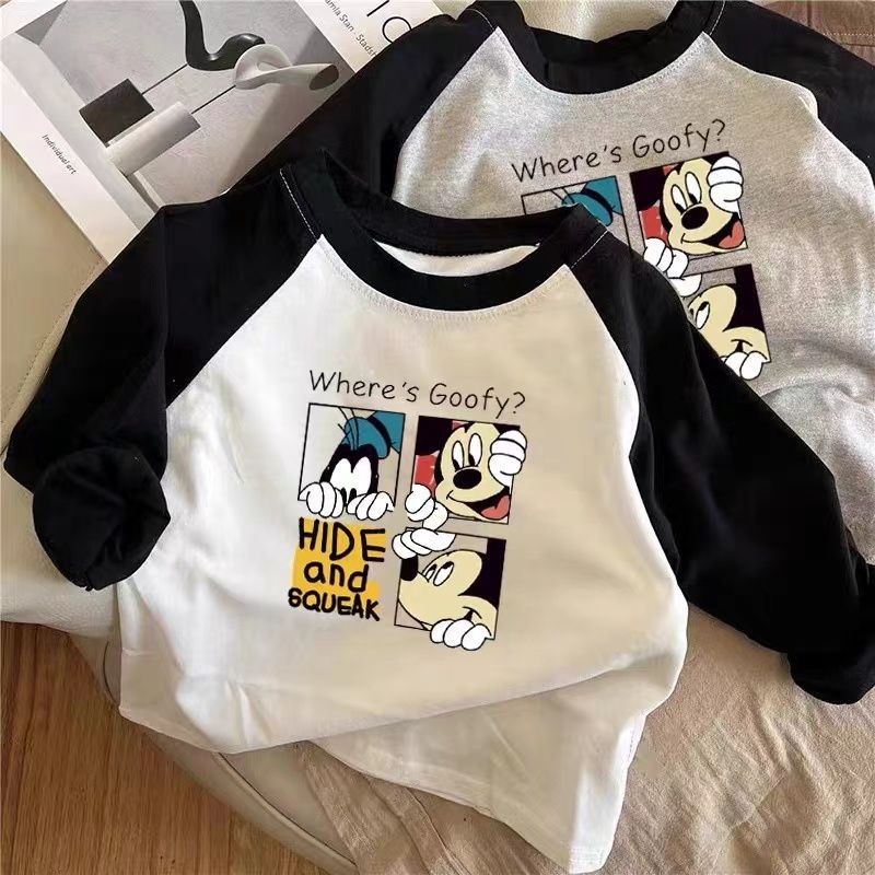 Mới Áo Thun Tay Dài Chất Liệu Cotton In Họa Tiết Thời Trang 2022 Cho Bé Trai