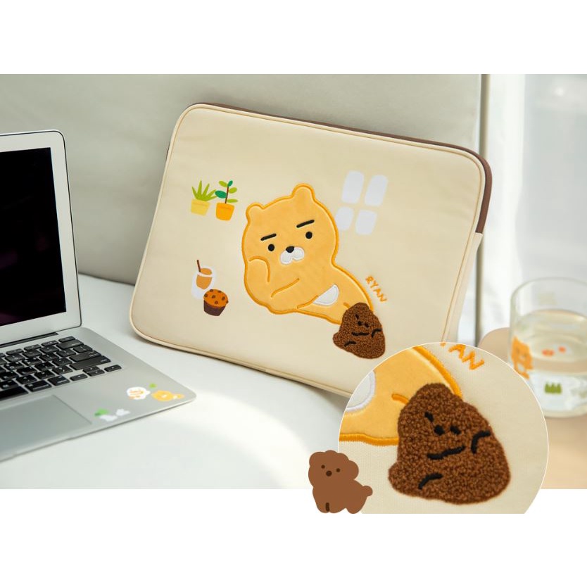13Inch 14Inch April Shower Laptop Pouch Túi Đựng Laptop In Hình KAKAO FRIENDS│Túi Đựng Máy Tính Bảng Laptop Notebook 10inch 11inch 12inch 15inch