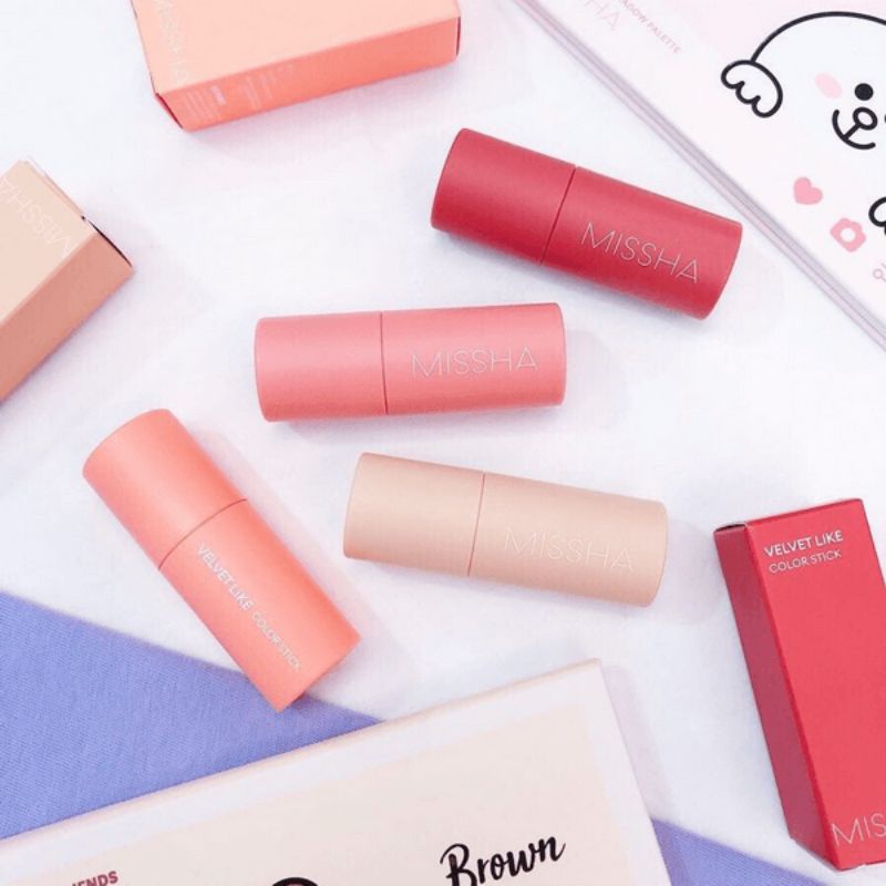 Má Hồng Dạng Thỏi Missha Velvet Like Color Stick màu Heart&Heart 7g | BigBuy360 - bigbuy360.vn