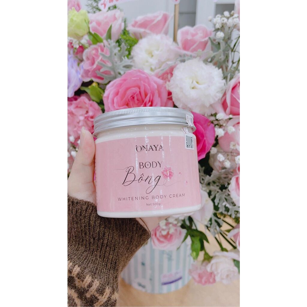 KEM BODY BÔNG ONAYA CHÍNH HÃNG DƯỠNG TRẮNG DA