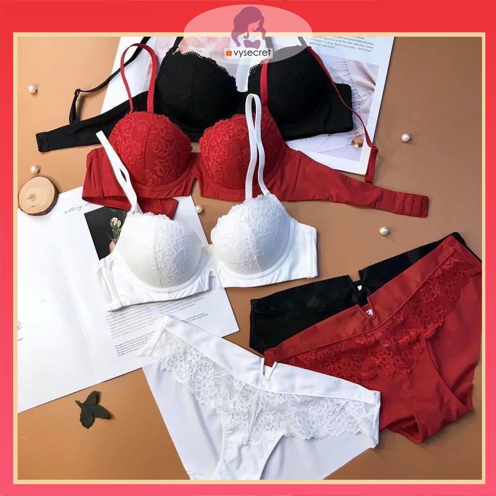 BỘ ĐỒ LÓT SIÊU NÂNG NGỰC ⚡ CÓ MÃ GIẢM GIÁ ⚡   sét nội y tạo khe cao cấp ,phom quả ngang siêu xinh. | BigBuy360 - bigbuy360.vn