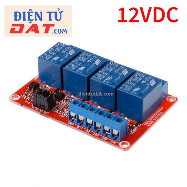 Module 4 relay 12V kích High/Low