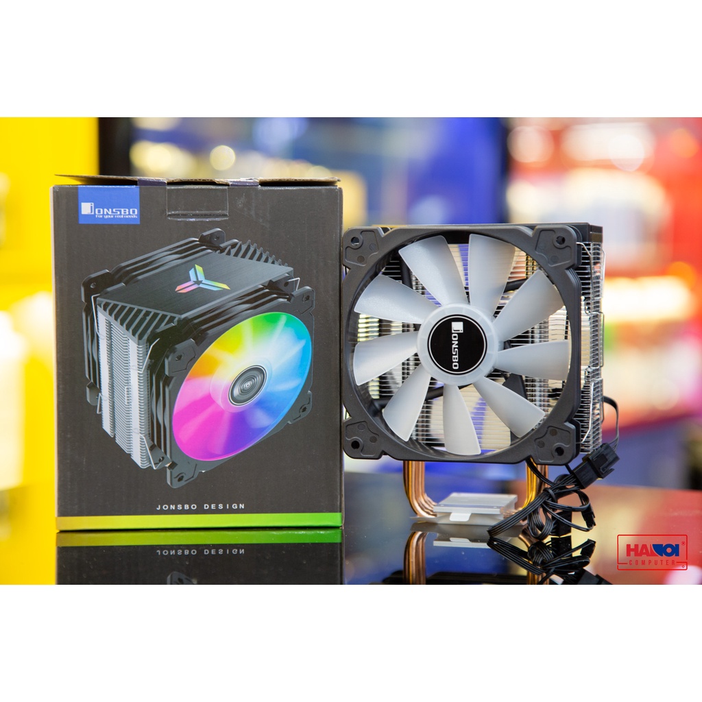 Tản Nhiệt Khí, Tản Nhiệt CPU Jonsbo CR1000 Plus - 2 Fan 4 Ống Đồng - Tặng kèm keo tản nhiệt