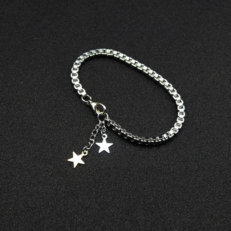 Lắc tay chất liệu thép Titan hình ngôi sao phong cách Jimin BTS | BigBuy360 - bigbuy360.vn