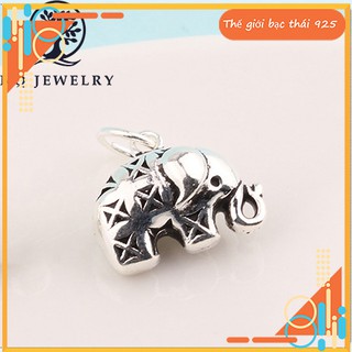Charm bạc hinh con voi treo - Charm treo hình con voi