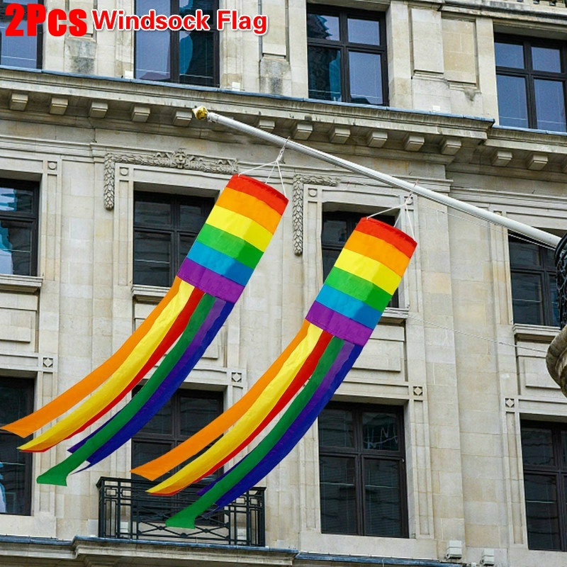 Set 2 Cối Xay Gió Màu Sắc Cầu Vồng LGBT