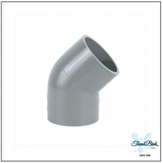 Chếch 21/ 27/ 34/ 42/ 48- nối góc 45° size 21/ 27/ 34/ 42/ 48 mm- pvc nhựa tiền phong pn10