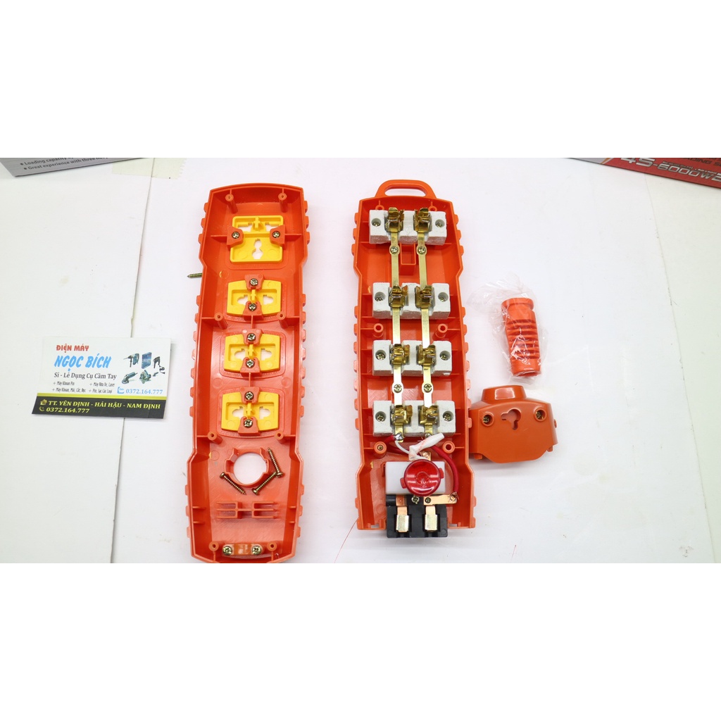 Ổ cắm điện lõi sứ chống cháy SOPOKA 4S - P6000W+2 siêu chịu tải 4 ổ