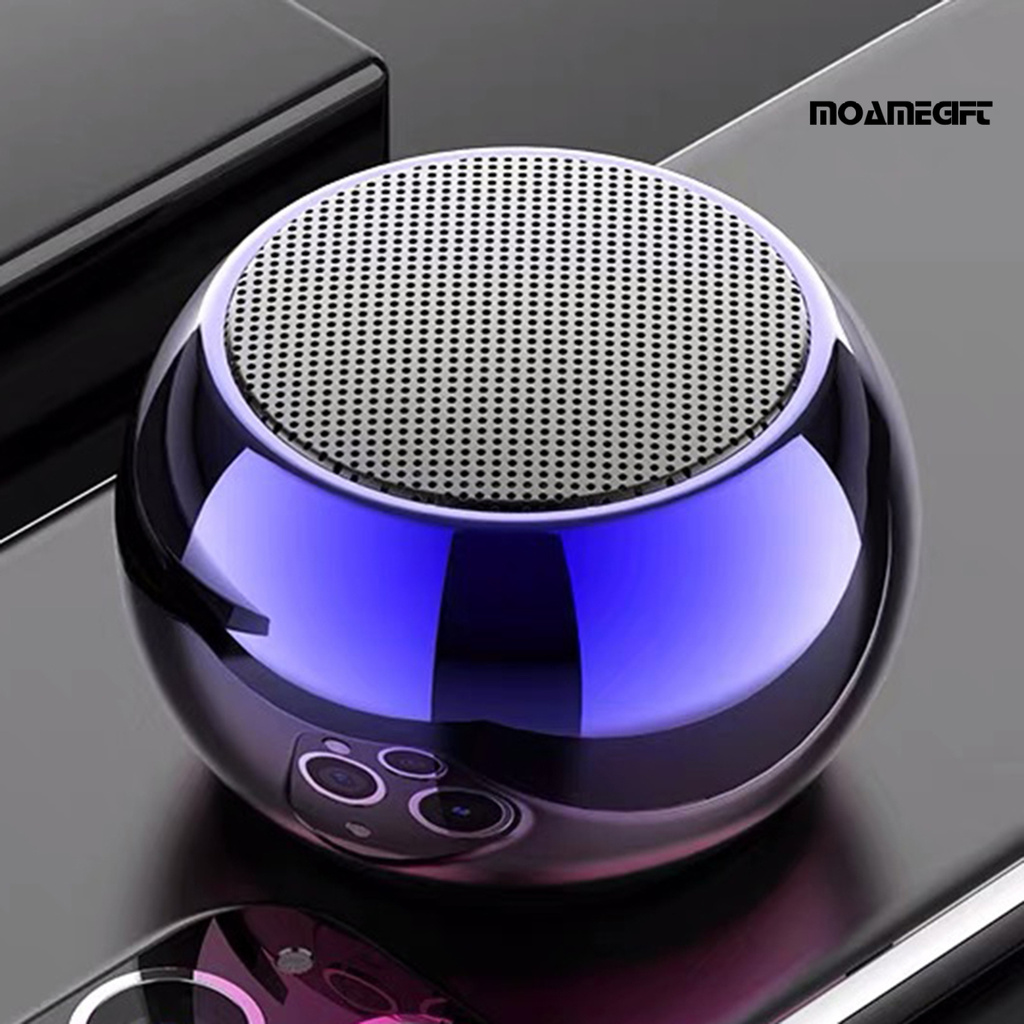 moamegift Mini Portable TWS Wireless Bluetooth Speaker Music Player Cool Bass Subwoofer