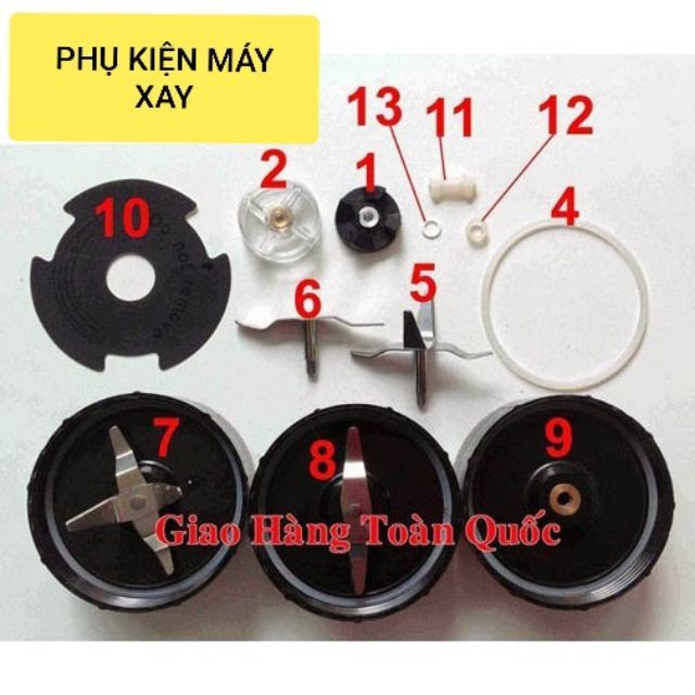 Phụ kiện máy xay: Vấu truyền động Số 1, 2, 4,7 , 8 -phukienmayxayhn1