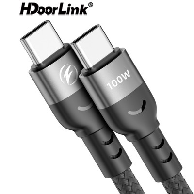 Cáp sạc nhanh HdoorLink USB Type C 2 trong 1 60W 480Mbps PD 100W cho Samsung