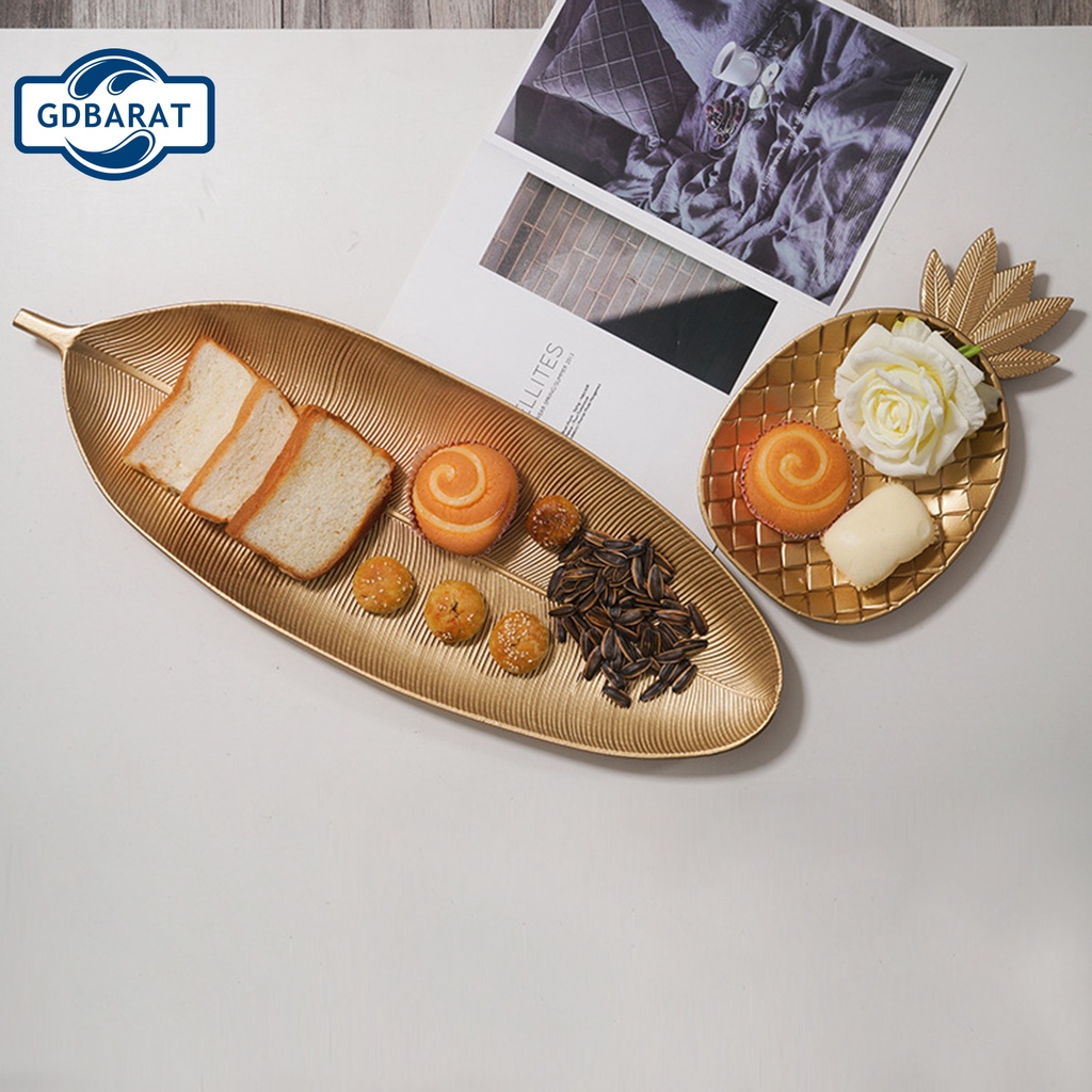 Khay phục vụ thức ăn hình lá dứa không mùi