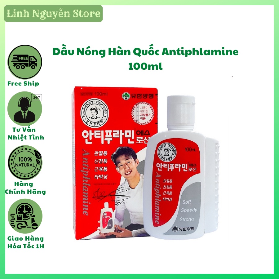 Dầu nóng Hàn Quốc Antiphlamine (100ml)