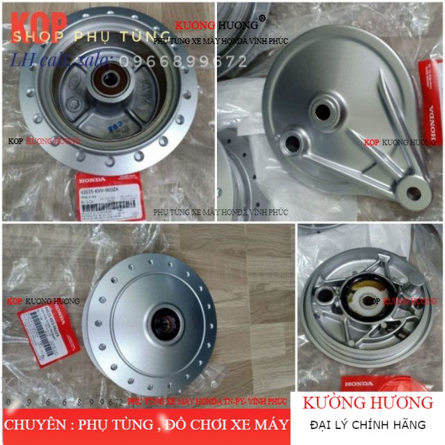 Đùm má trước và sau lắp xe super DREAM