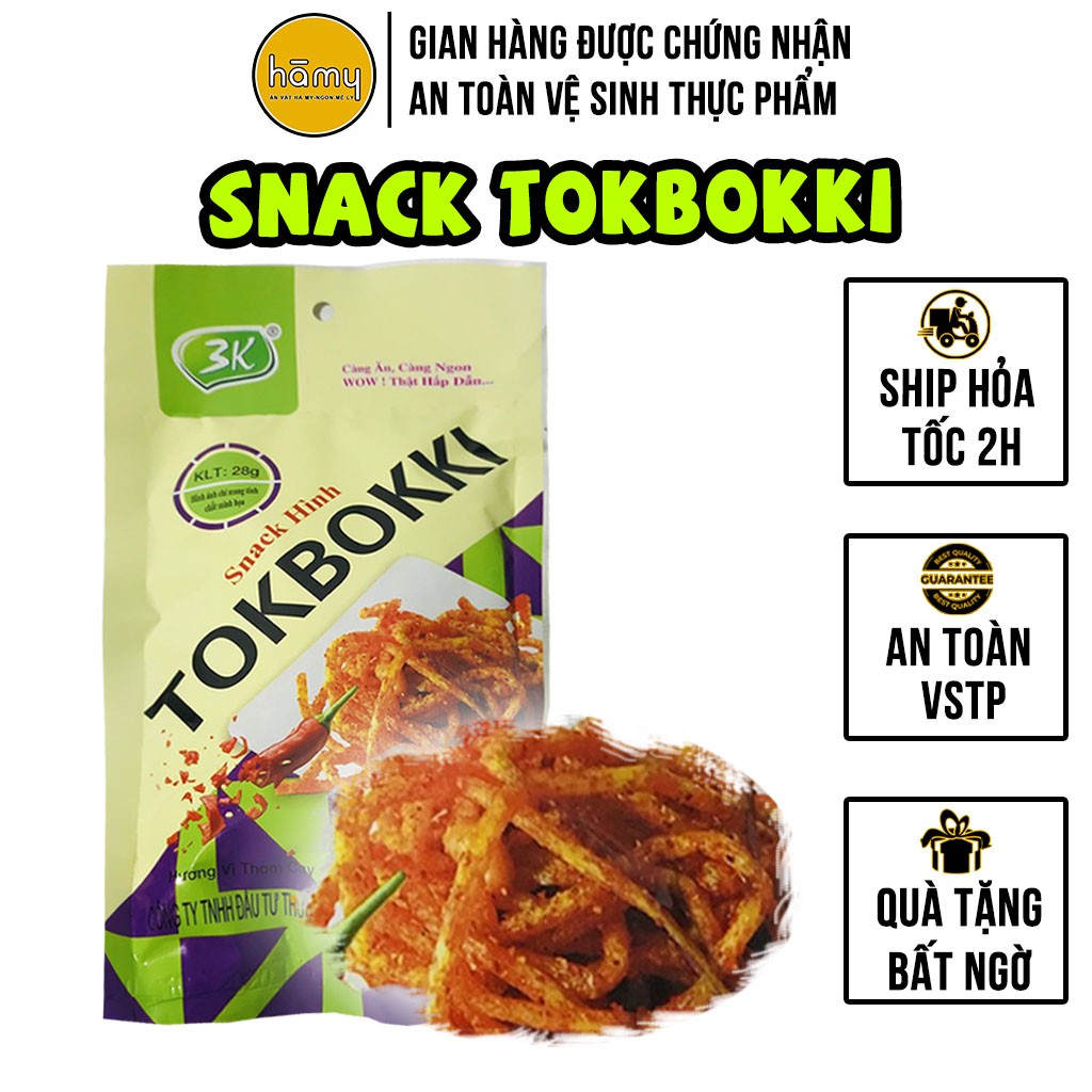 Combo 10 gói Snack hình Tokbokki - AnvatHaMy288