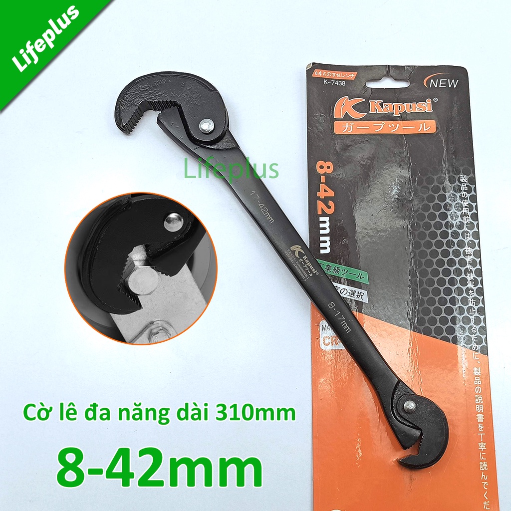 Cờ lê đa năng 8-42mm dài 310mm Kapusi K-7438