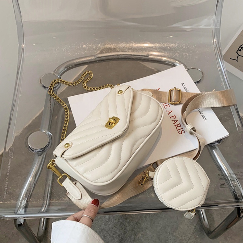 Túi Đeo Chéo Giả Da Thời Trang Hàn Cho Nữ