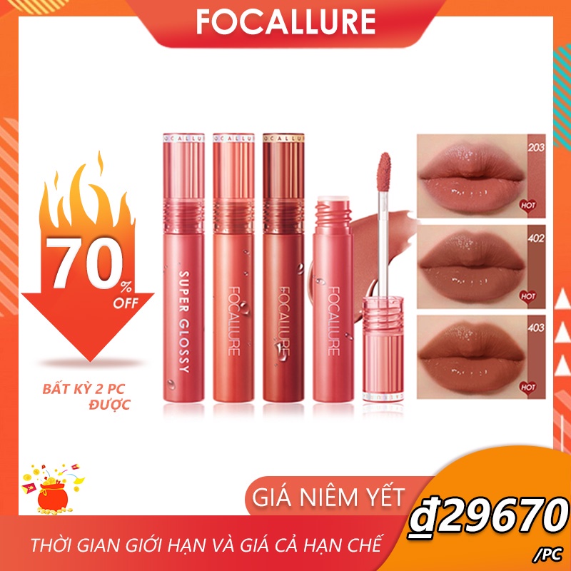 [Hàng mới về] Son môi Focallure dạng thạch lâu trôi không dính cốc