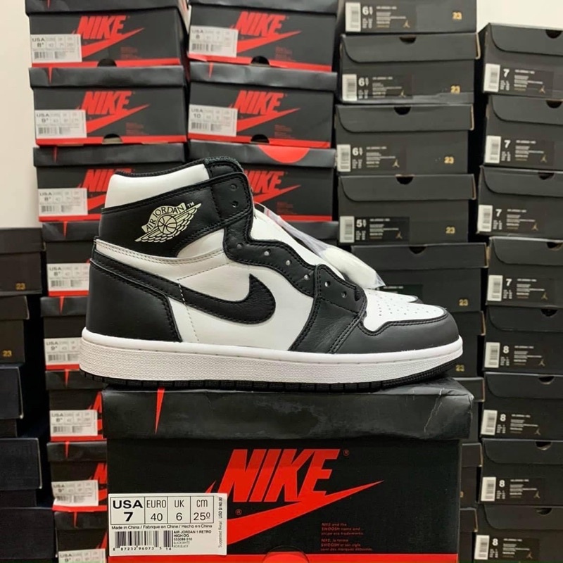 Giày Air Jordan1 high Panda | Bản cao cấp | full box