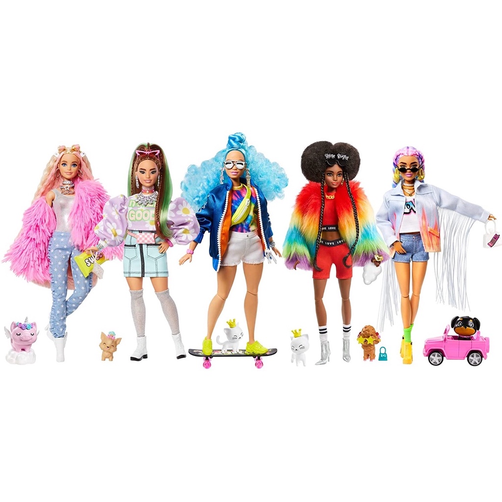 Tách lẻ box 5 barbie extra