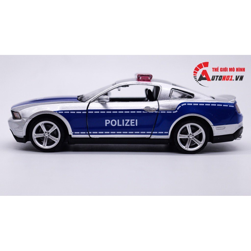 MÔ HÌNH XE FORD MUSTANG GT POLICE BLUE 1:32 CAIPO 5146