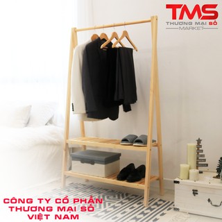 Giá kệ gỗ chữ a 2 tầng treo quần áo chất lượng nhất thị trường Việt Nam dài 88cm rộng 40cm cao 160cm