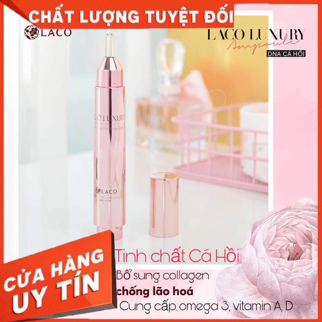 Ampoule- Tinh chất DNA CÁ HỒI giúp tăng sinh collagen, hỗ trợ mờ nám, tàn nhang, chống lão hóa, cấp ẩm, căng bóng