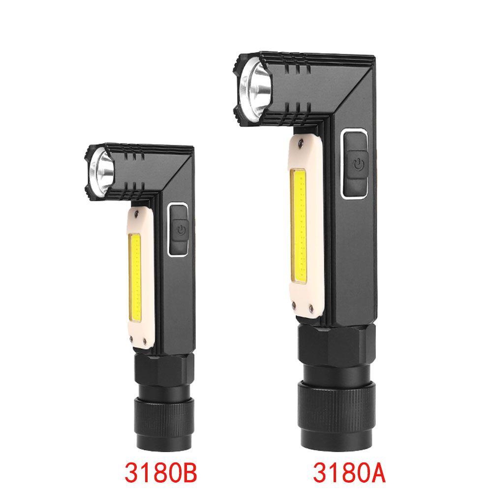 LET Đèn Pin Sạc USB XPG + Cob 5 Chế Độ Sáng