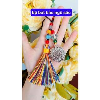 Dây treo ngũ sắc bát bảo cát tường