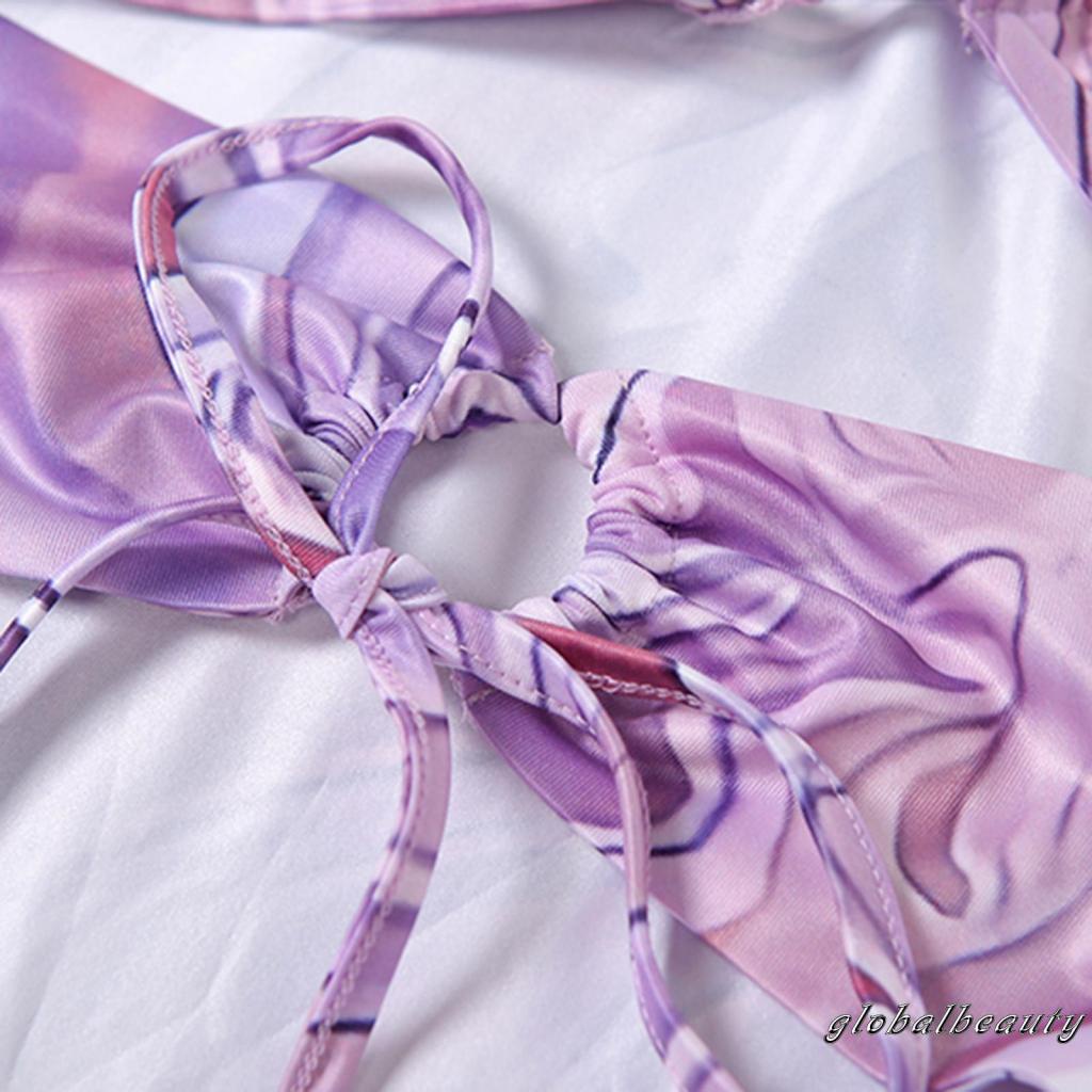 Đầm không tay cổ yếm phong cách mùa hè thời trang quyến rũ