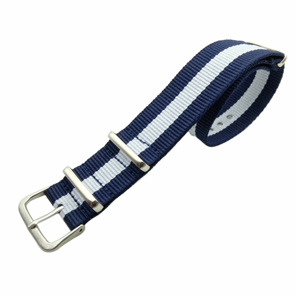 20 Color NATO Nylon Strap Strap 18mm 20mm Universal Strap Fenix 5S / Gear S2 / Galaxy Active / Gear sports