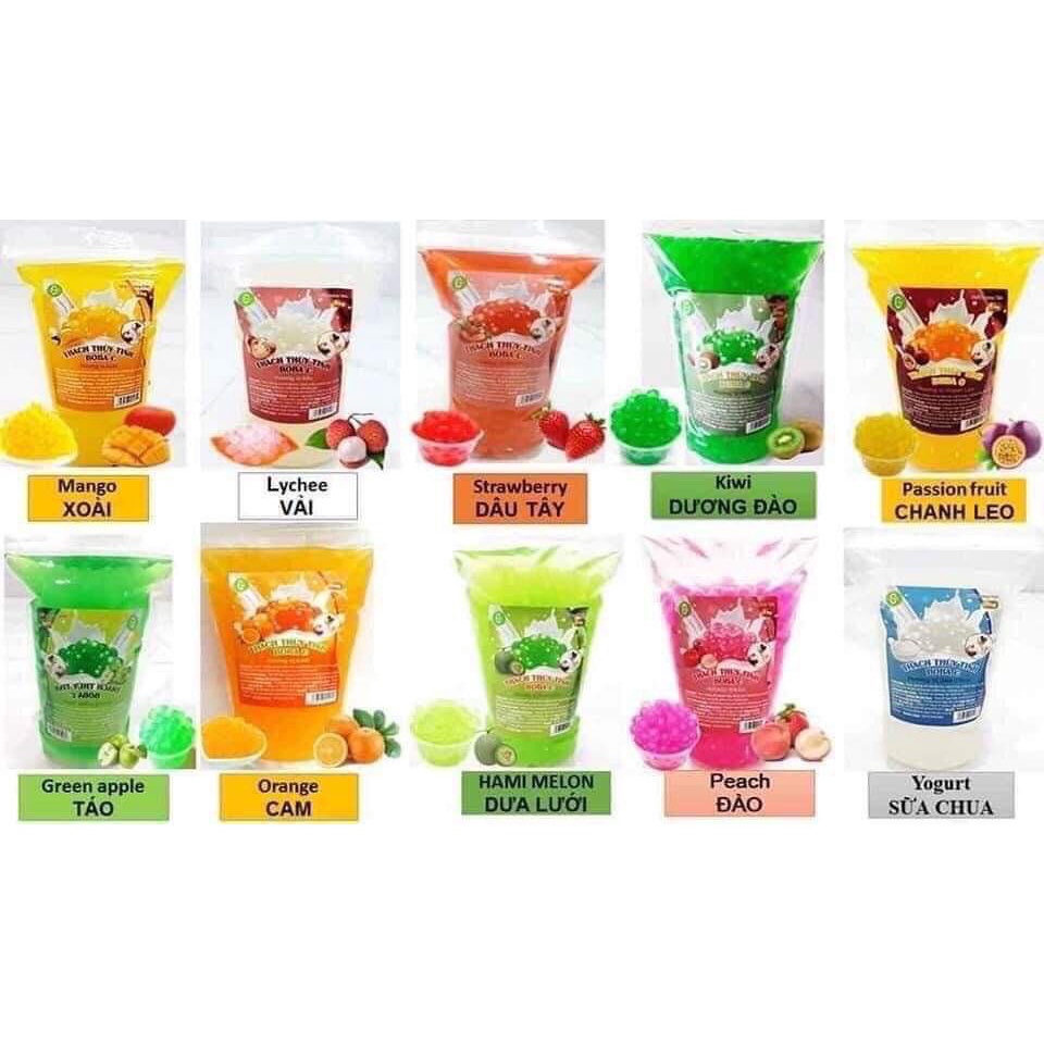 Thạch Nổ Popping Thạch Thủy Tinh các hương gói 1kg
