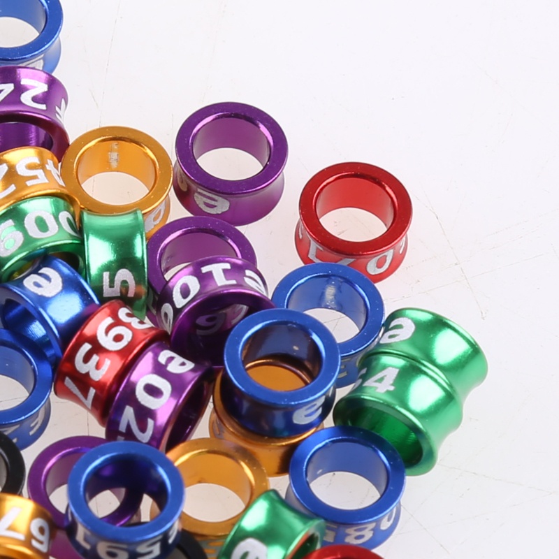 Vòng Đeo Chân Chim Bồ Câu 5mm Bằng Hợp Kim Nhôm