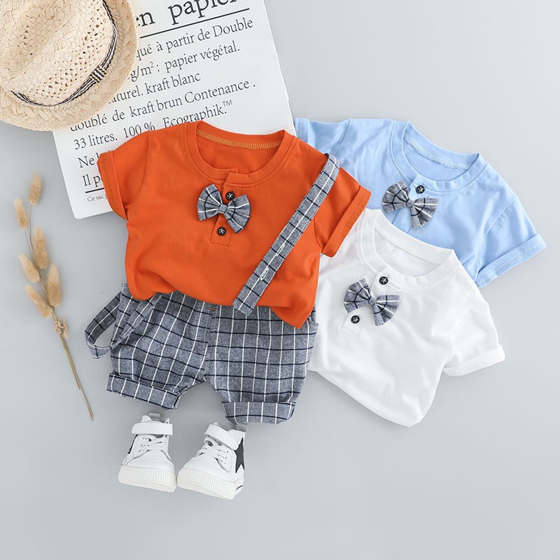 Quần áo trẻ em-set công tử 2 dây cho bé trai Siêu xinh xắn - cotton co giãn