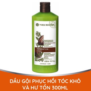 Dầu Gội Phục Hồi Dành Cho Tóc Rất Khô Và Hư Tổn Yves Rocher Nutri Repair Treatment Shampoo 300ml