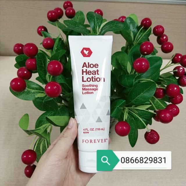 Dầu nóng lô hội 064flp Forever Aloe heat Lotion