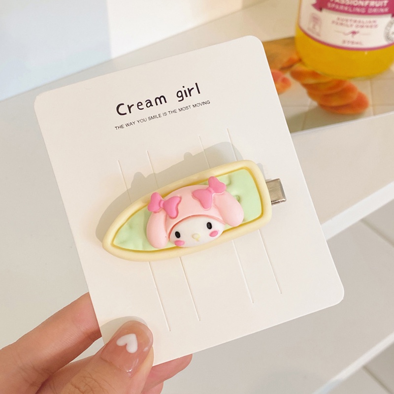 Kẹp Tóc Mỏ Vịt Họa Tiết Hoạt Hình Thời Trang Mùa Hè Cho Nữ