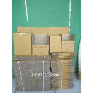 Hộp carton 20x15x10 giá sĩ tận xưởng bộ 20 thùng
