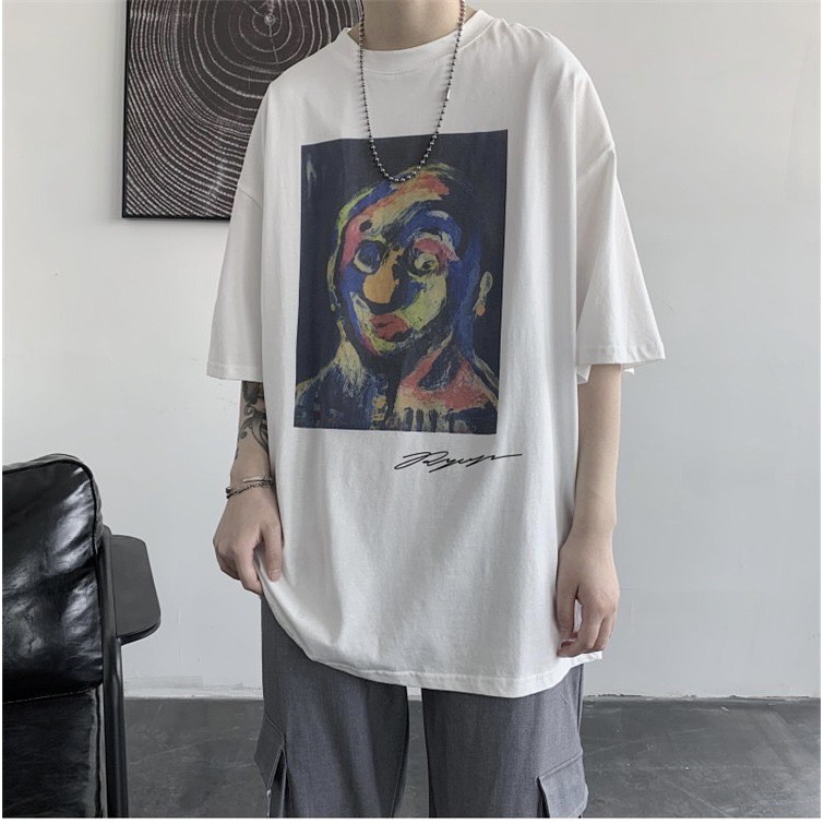 Áo thun tay lỡ Unisex NEKOSG, áo phông form rộng ATL7