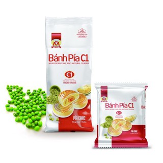 MỸ NGỌC _ 400g Bánh pía C1 ĐẬU XANH, SẦU RIÊNG, TRỨNG MUỐI - Pia Cake C1 with Mung beans, Durian 400g