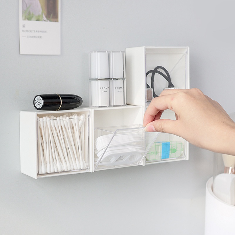 Hộp Đựng Đồ Dùng Gắn Tường Đa Năng Nhỏ Gọn Tiện Dụng