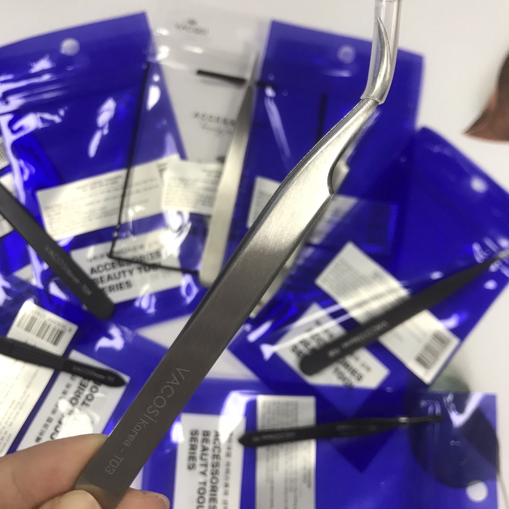 Nhíp Vacosi Các loại T01/T02/T03/T04/T05/T06/T07 | Nhíp gắp mụn|Nhíp nối mi|Cây nhíp