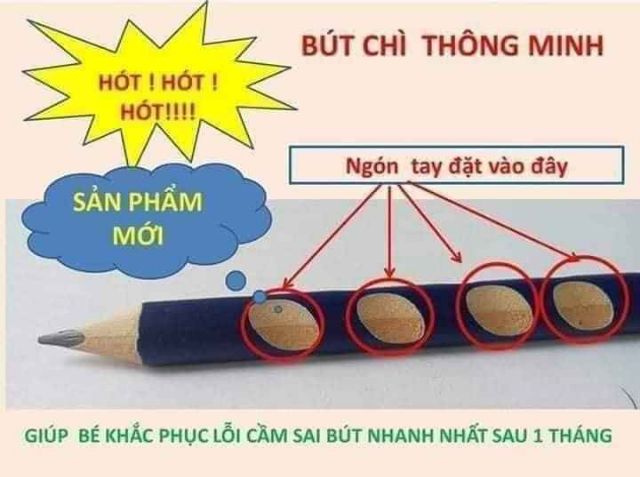 hộp 12 Bút định vị tay cầm cho bé