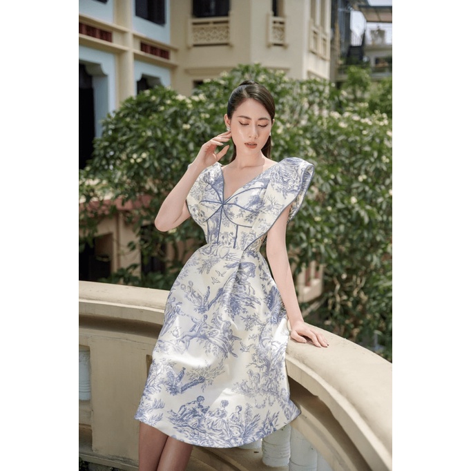 ĐẦM TAPTA IN HỌA TIẾT CỰC CHẤT UP