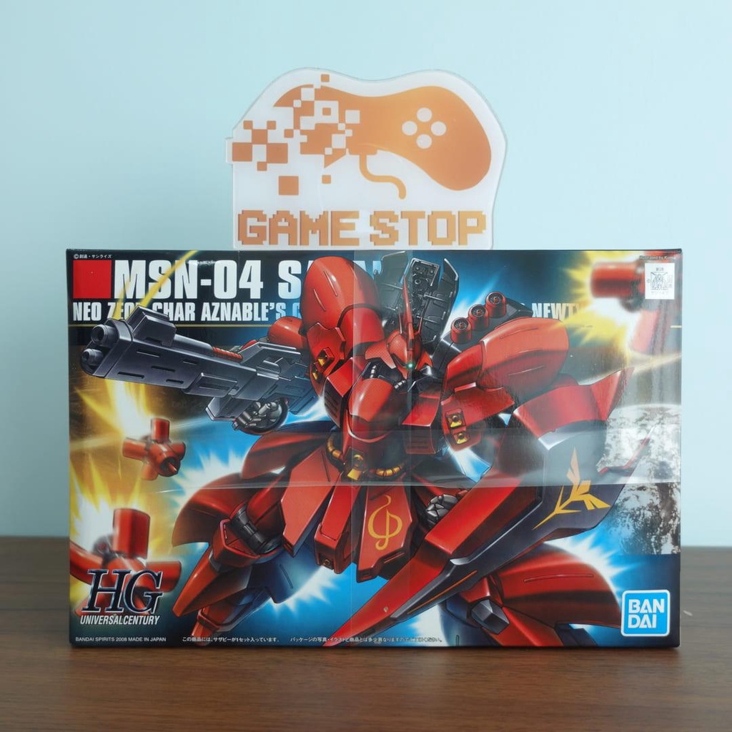 Mô hình Gundam HG Sazabi MSN 04 BANDAI Mô hình có khớp lắp ráp Nhựa PVC Chính hãng Nhật GDHG02