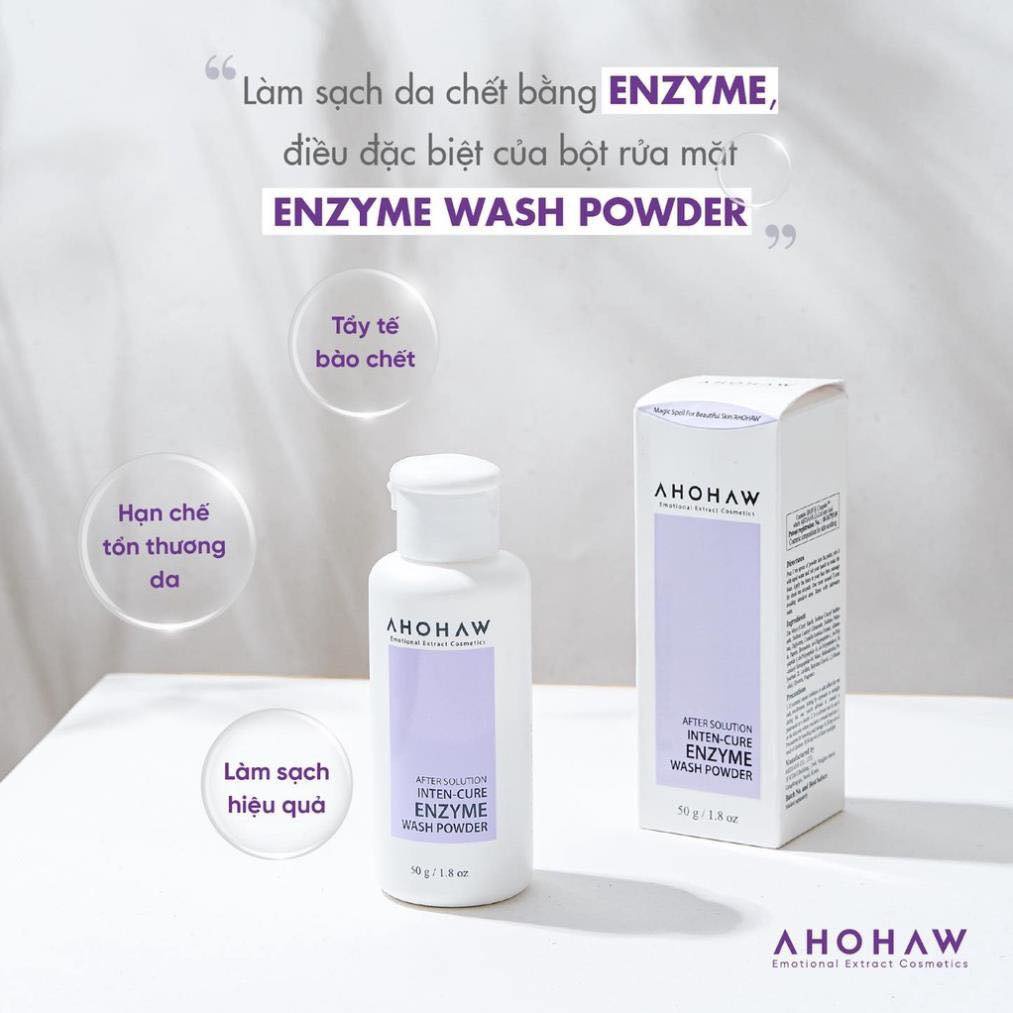 Bột Rửa Mặt Enzyme Dạng bột Làm Sạch Sâu AHOHAW Hàng Chính Hãng Hàn quốc