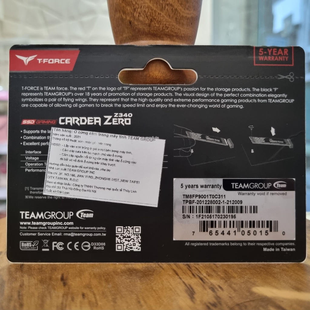 Ổ cứng SSD M2 TEAM GROUP Z340 1TB - PCIe NVMe 2280 -  [Chính hãng Thủy Linh] [BH 60 THÁNG] | BigBuy360 - bigbuy360.vn